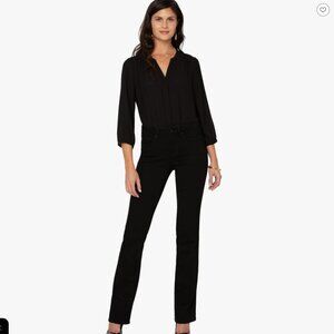 NEW NYDJ Barbara Bootcut Jeans. NWT. Black Stretch. Size 14.